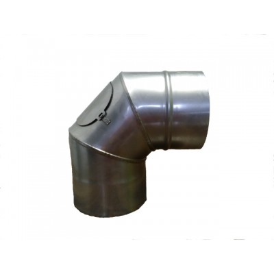 Koleno 90° s čistením